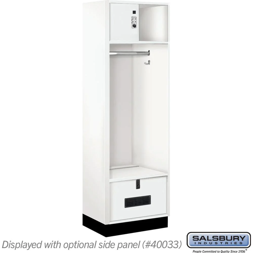 24" Wide Premier Wood Open Access Locker - 6 Feet High - 18" Deep by Salsbury - Image 12