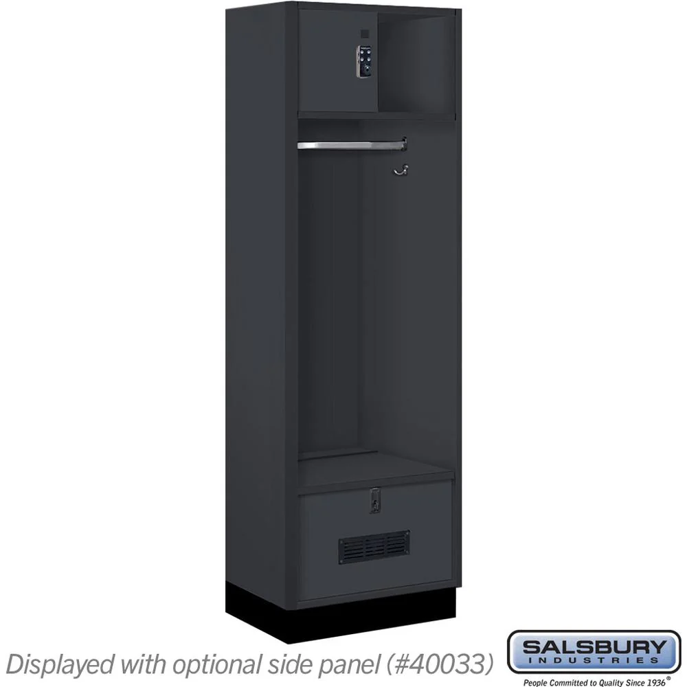 24" Wide Premier Wood Open Access Locker - 6 Feet High - 18" Deep by Salsbury - Image 15