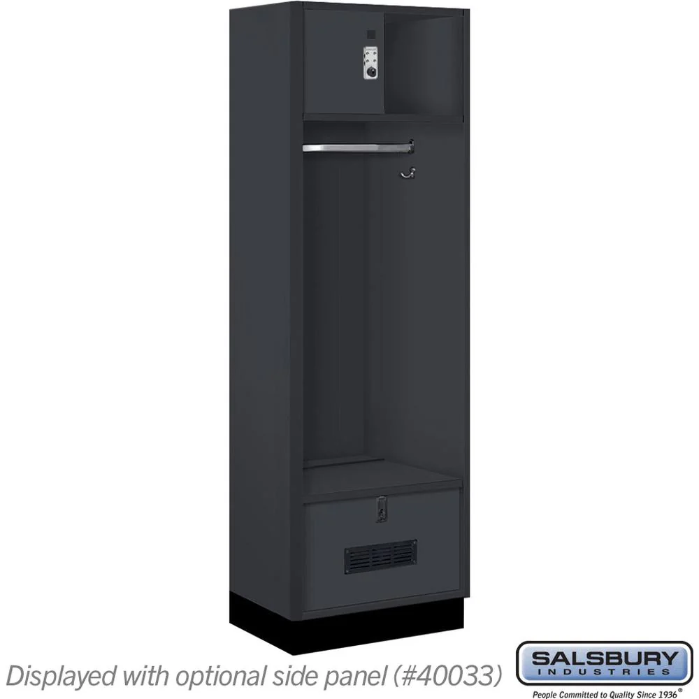 24" Wide Premier Wood Open Access Locker - 6 Feet High - 18" Deep by Salsbury - Image 18