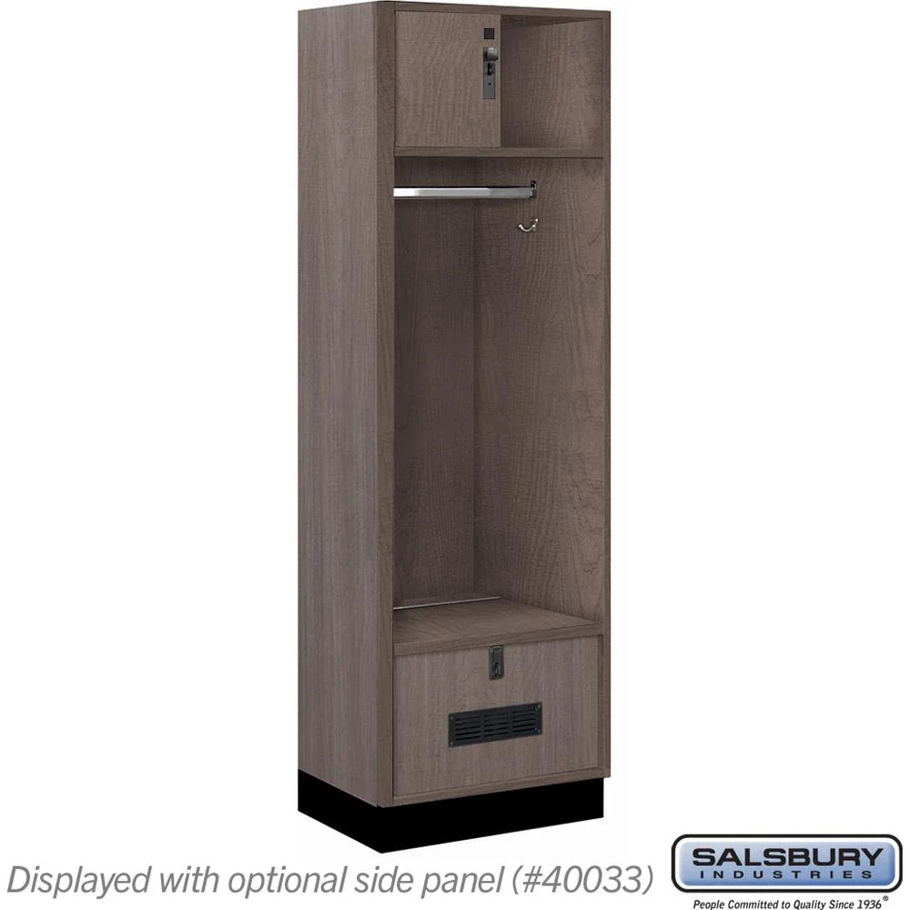 24" Wide Premier Wood Open Access Locker - 6 Feet High - 18" Deep by Salsbury - Image 31