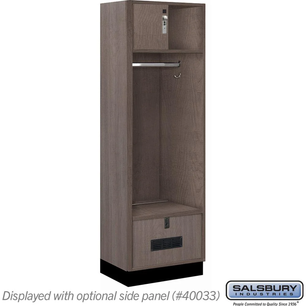 24" Wide Premier Wood Open Access Locker - 6 Feet High - 18" Deep by Salsbury - Image 34
