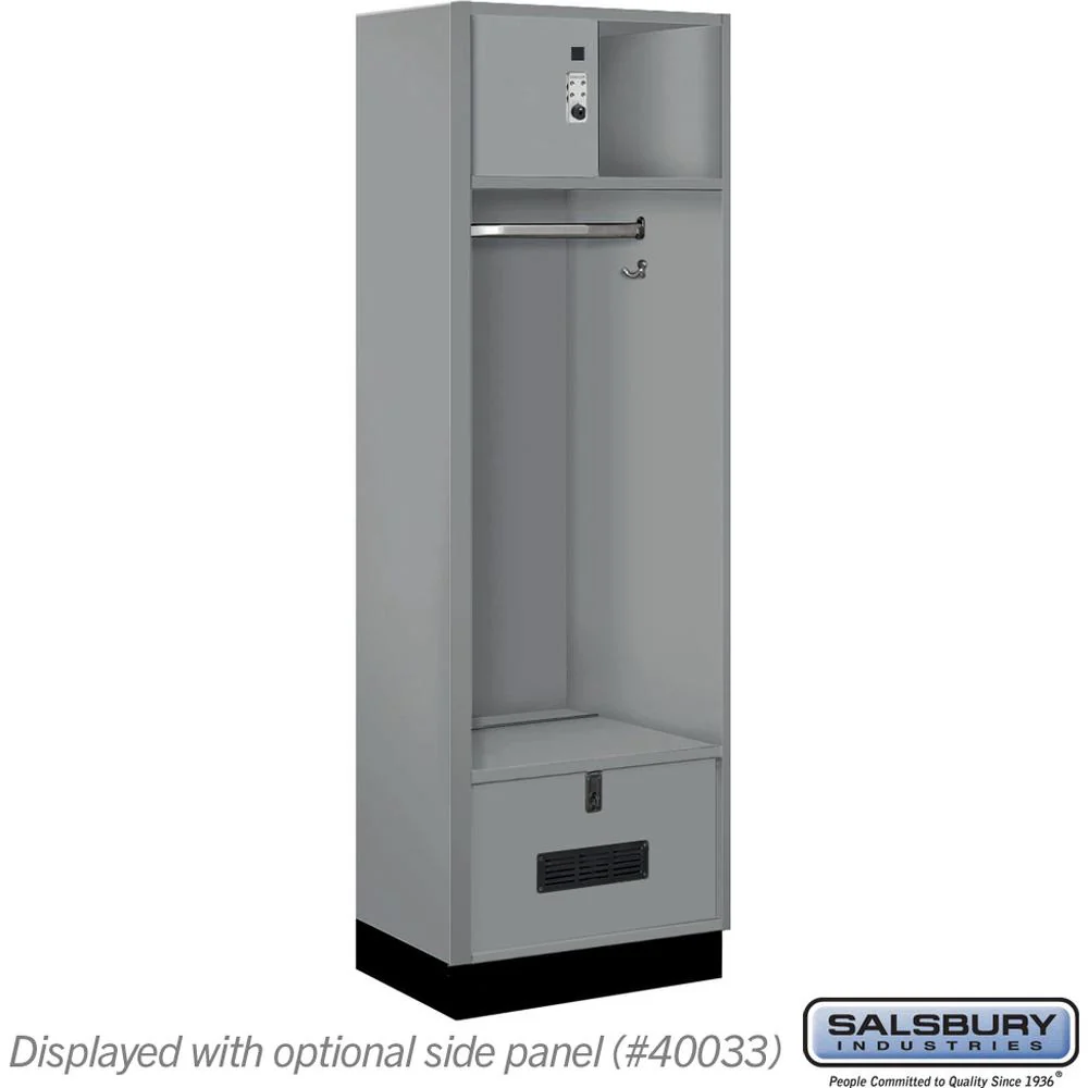 24" Wide Premier Wood Open Access Locker - 6 Feet High - 18" Deep by Salsbury - Image 42