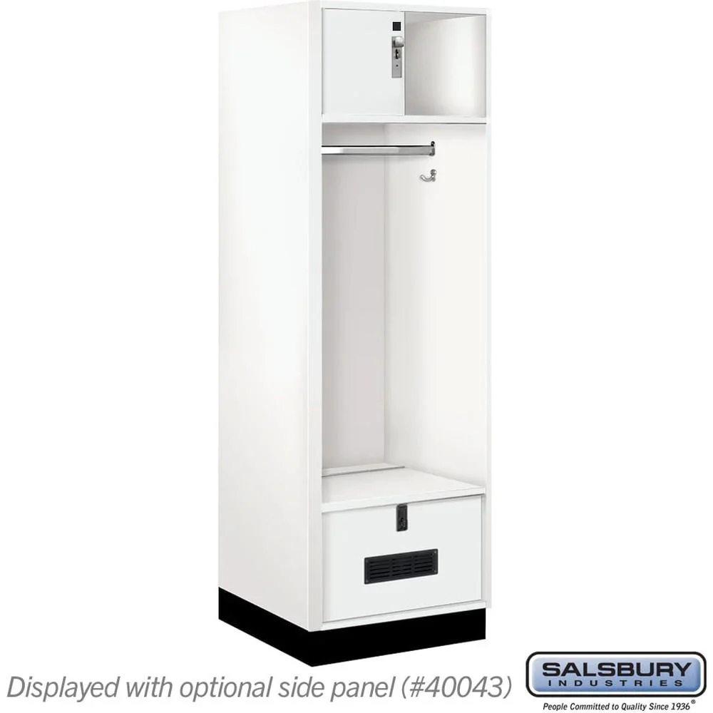 24" Wide Premier Wood Open Access Locker - 6 Feet High - 24" Deep by Salsbury - Image 10