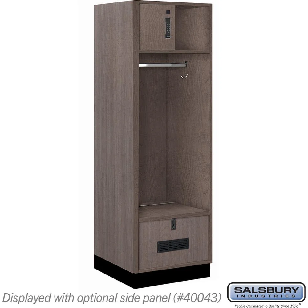 24" Wide Premier Wood Open Access Locker - 6 Feet High - 24" Deep by Salsbury - Image 32