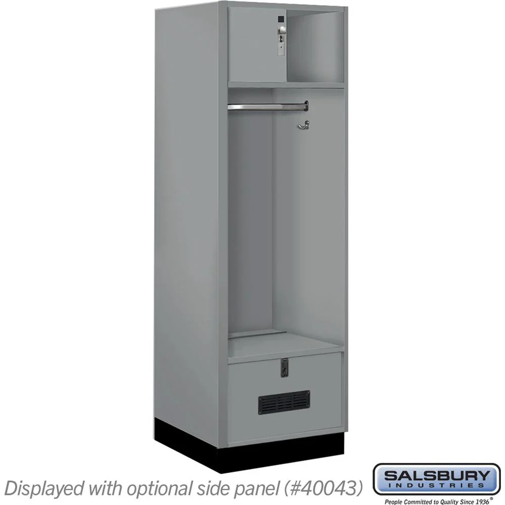 24" Wide Premier Wood Open Access Locker - 6 Feet High - 24" Deep by Salsbury - Image 40