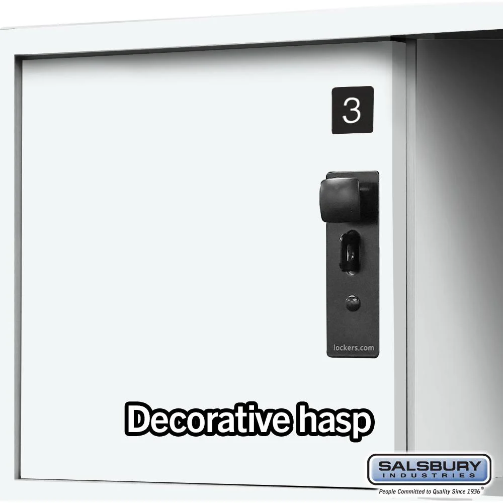24" Wide Premier Wood Open Access Locker - 6 Feet High - 24" Deep by Salsbury - Image 5