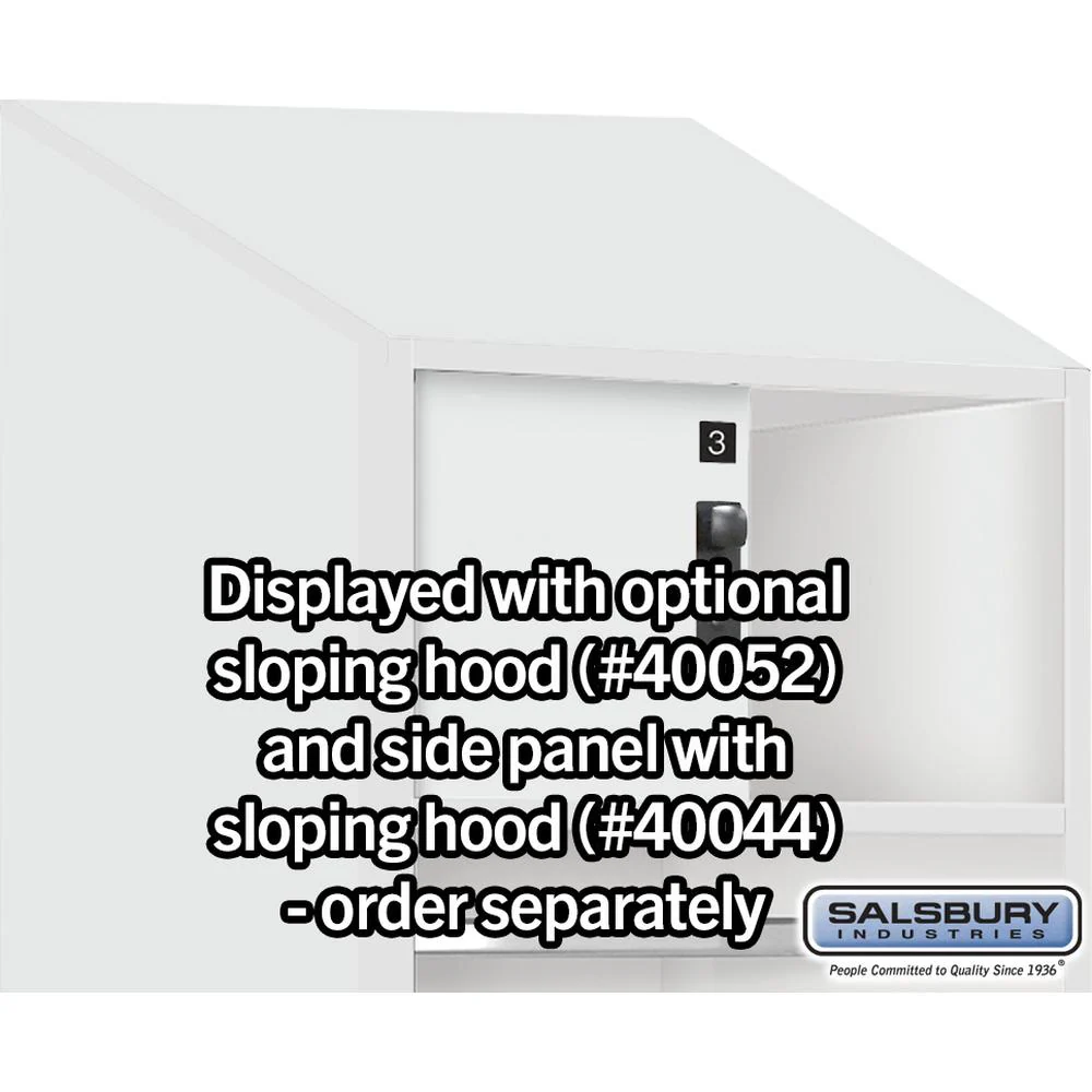 24" Wide Premier Wood Open Access Locker - 6 Feet High - 24" Deep by Salsbury - Image 7