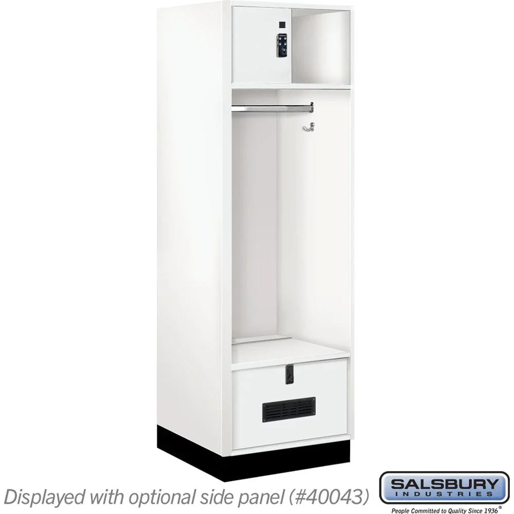 24" Wide Premier Wood Open Access Locker - 6 Feet High - 24" Deep by Salsbury - Image 9