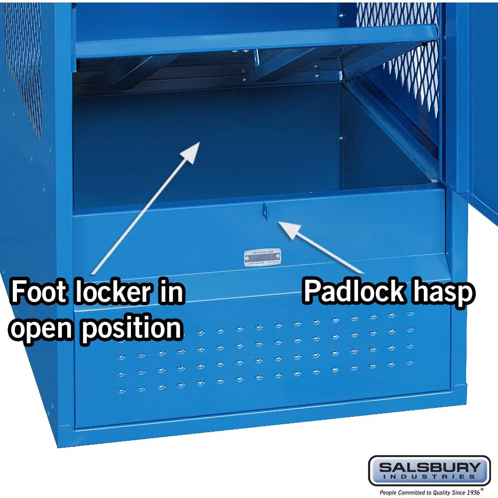 24" Wide Standard Gear Metal Locker - 6 Feet High - 18" Deep by Salsbury - Image 4