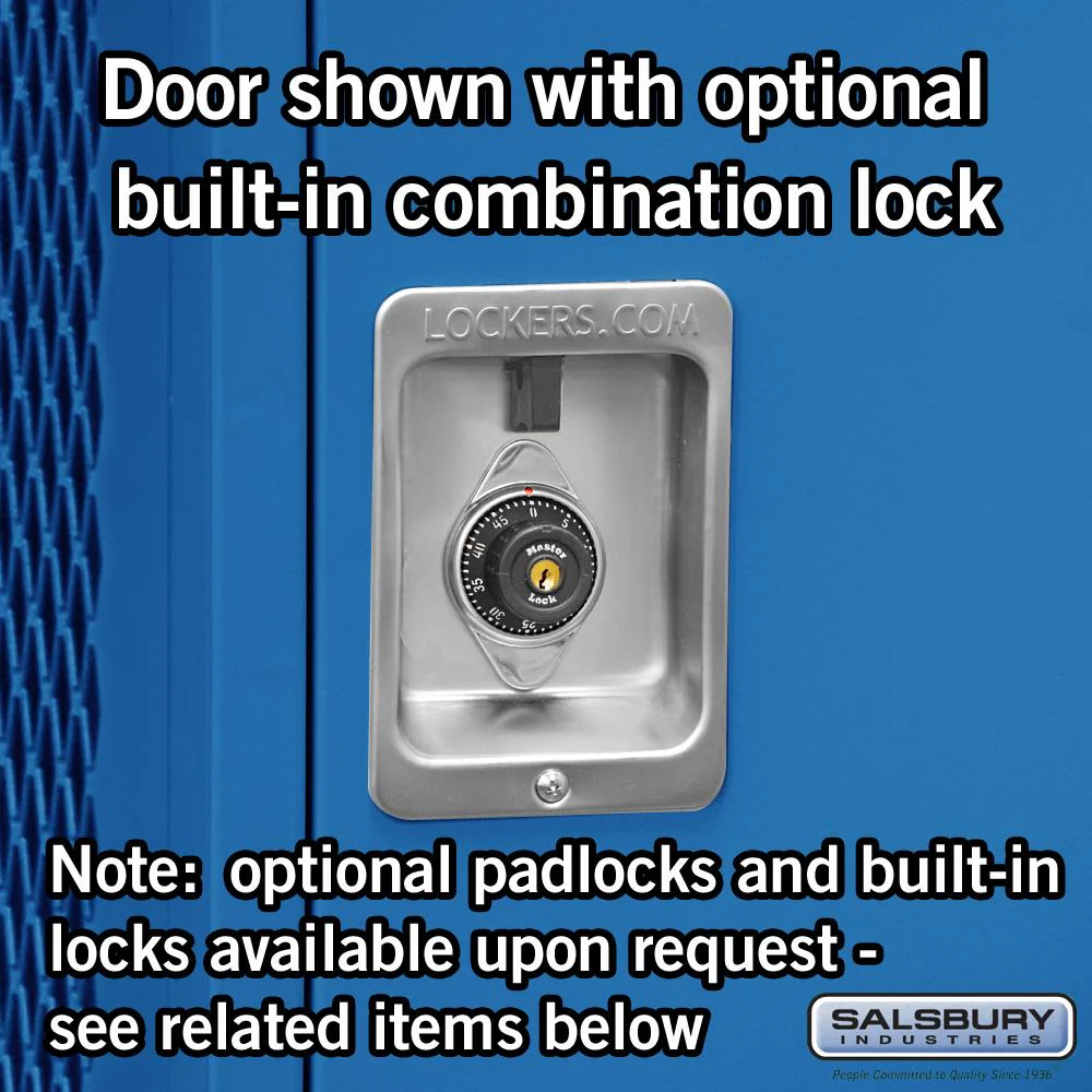 24" Wide Standard Gear Metal Locker - 6 Feet High - 24" Deep by Salsbury - Image 6