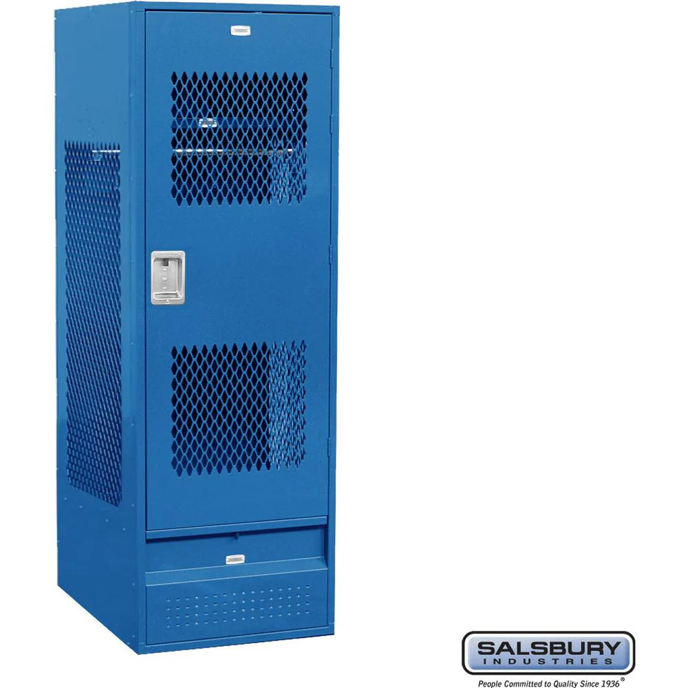 24" Wide Vented Gear Metal Locker - 6 Feet High - 24" Deep by Salsbury - Image 7