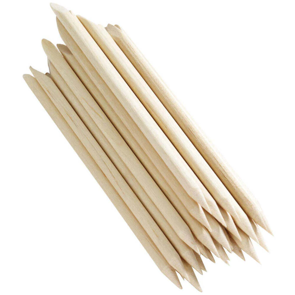 4" Birchwood Sticks / Pro-Grade Cuticle Sticks / Manicure & Pedicure Essential / 100 Sticks Per Bag, 50 Bags Per Case = 500 Sticks Total by HandsDown - Image 2