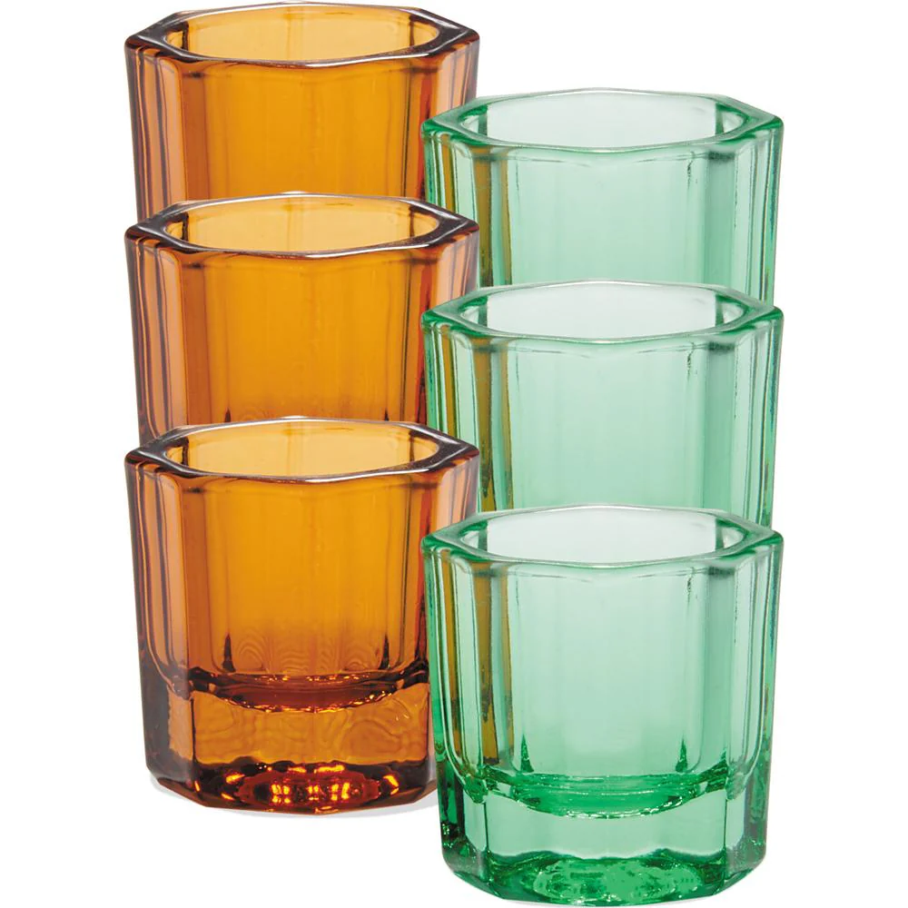 6-Pack Glass Dappen Dishes for Acrylic & Nail Art by DL Pro - Image 4