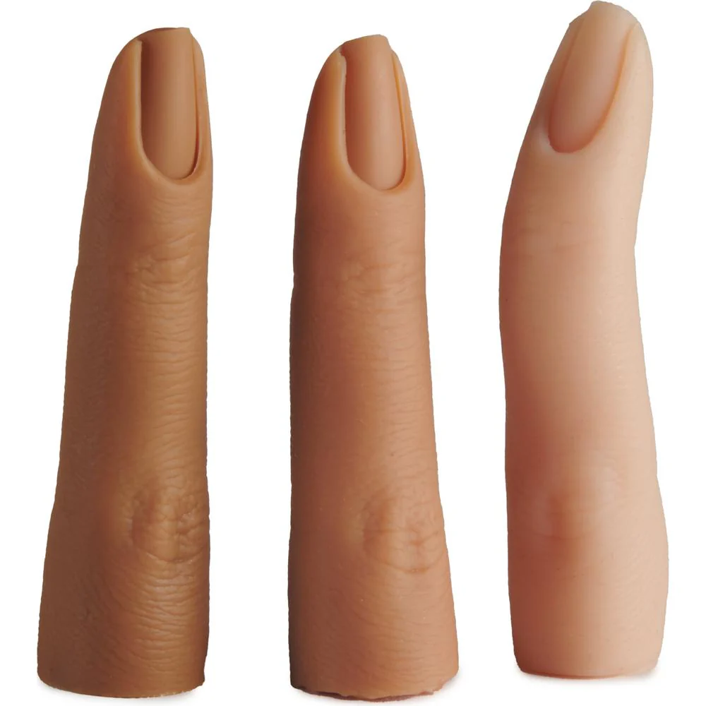 6-Pack Silicone Practice Hands for Nail Training by DL Pro - Image 2