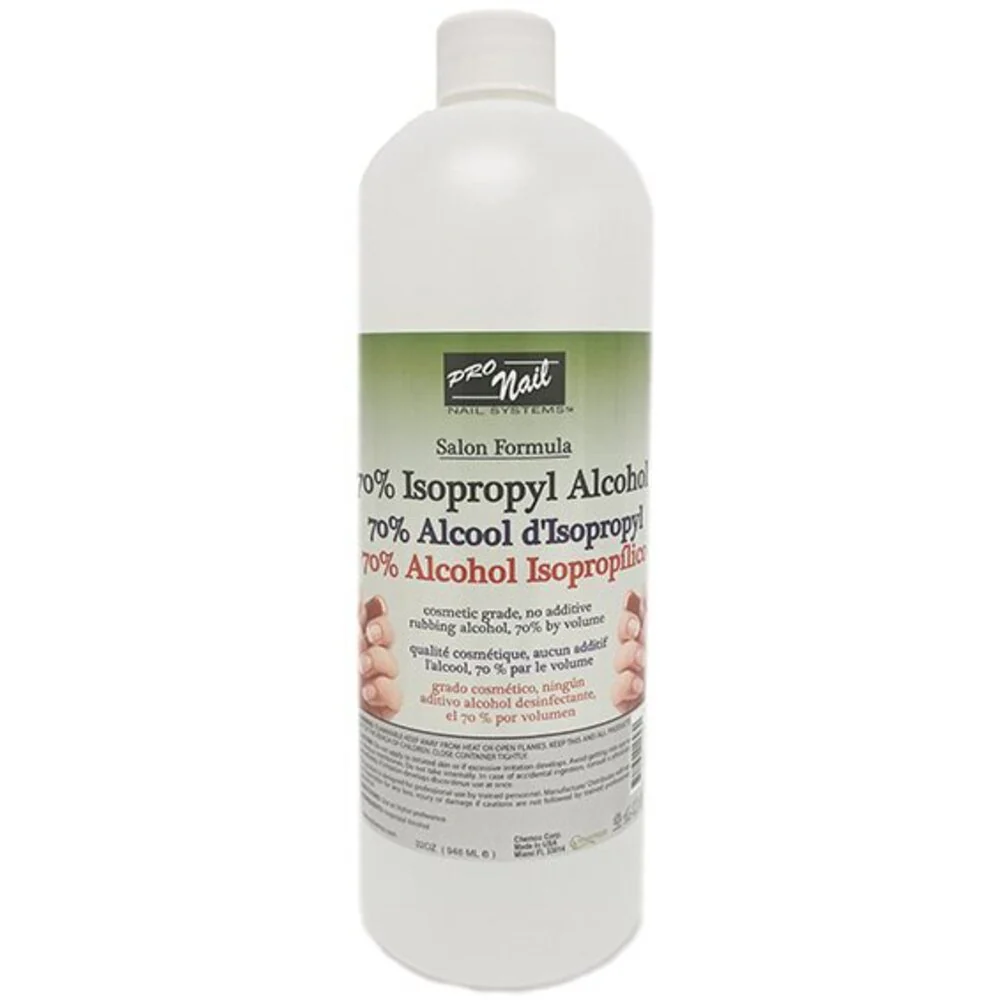 70% Isopropyl Alcohol / 32 oz. - 948 mL. by Pro Nail