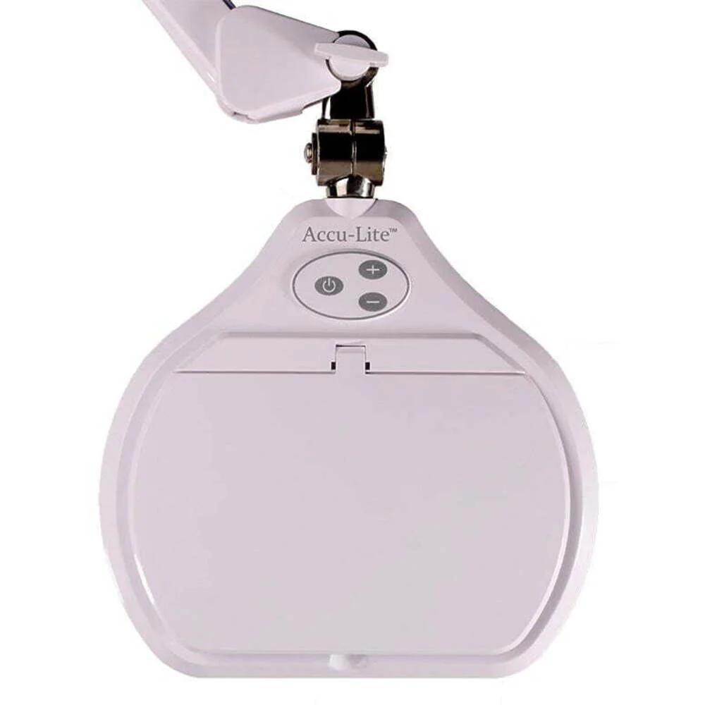 Accu-Lite&reg; 6.85" Rectangle LED Magnifier - 3.5 Diopter (1.88x) - White Finish by O.C. White - Image 12