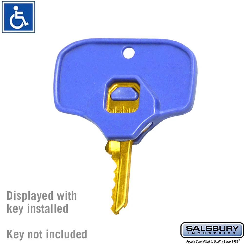 ADA Compliant Key Heads - for Built-In Key Lock - (2) Key Heads by Salsbury - Image 2