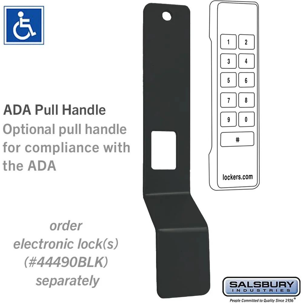 ADA Pull Handle - for Premier Electronic Lock by Salsbury