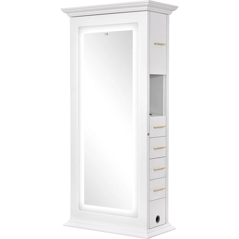 Adonis III Double LED Lighted Styling Station by DIR Salon Furniture