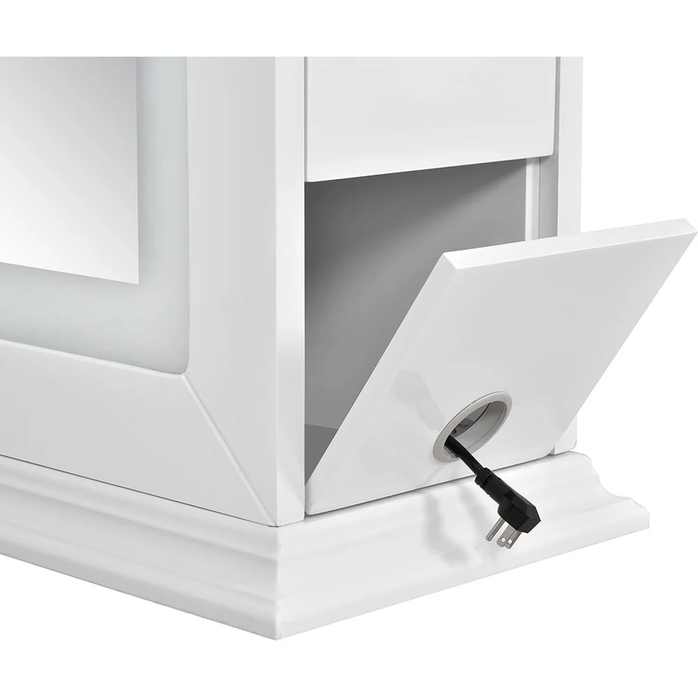 Adonis III Double LED Lighted Styling Station by DIR Salon Furniture - Image 12