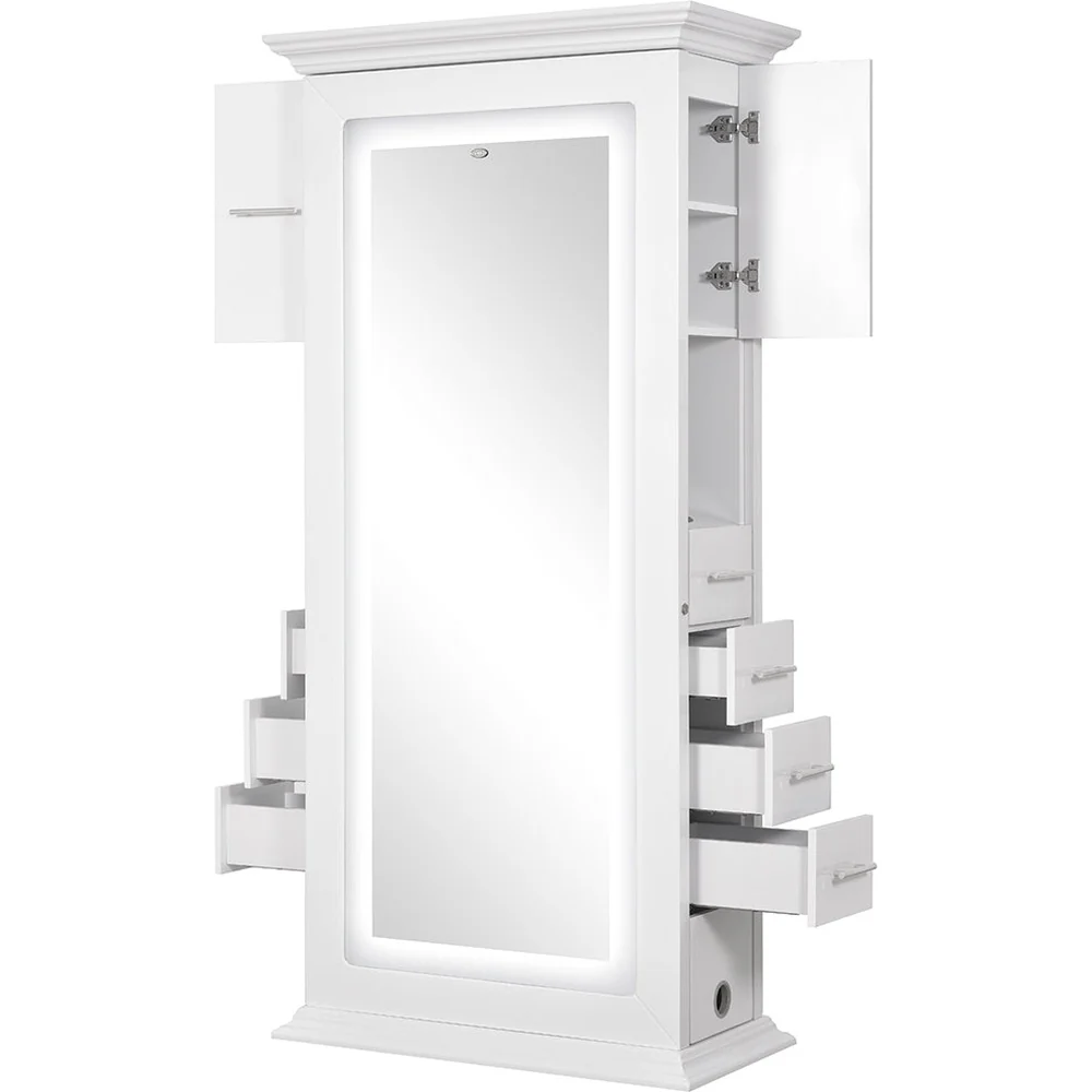 Adonis III Double LED Lighted Styling Station by DIR Salon Furniture - Image 13