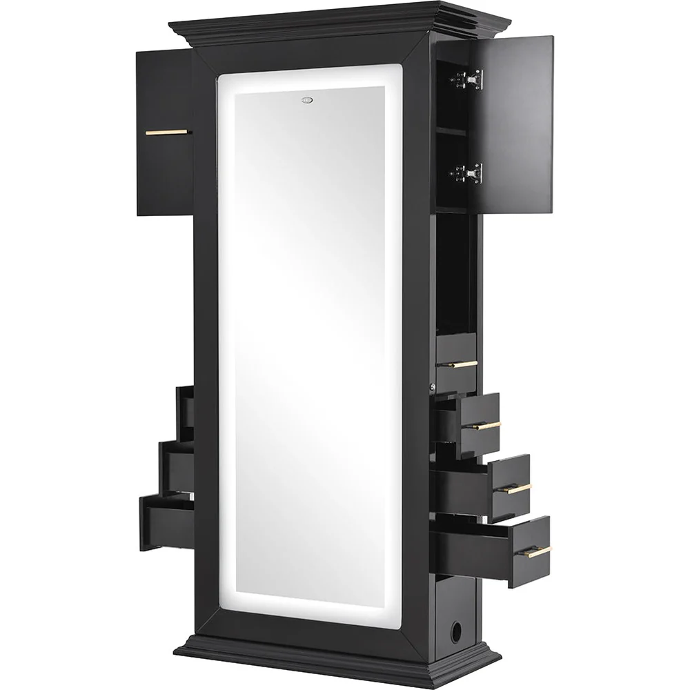 Adonis III Double LED Lighted Styling Station by DIR Salon Furniture - Image 21