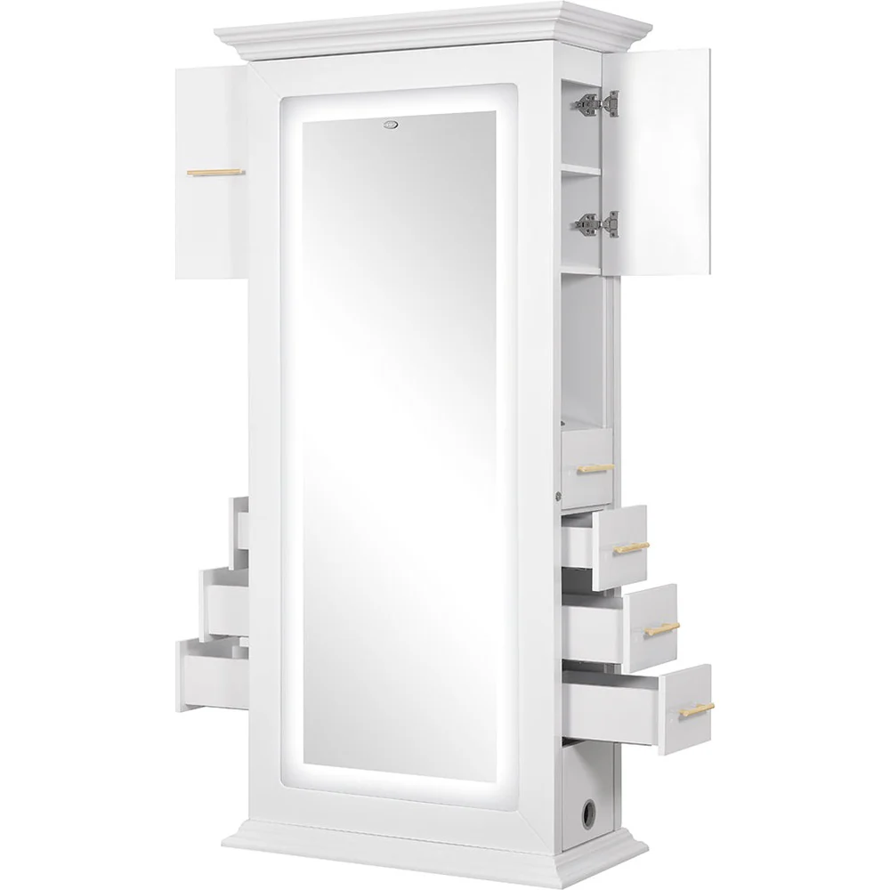 Adonis III Double LED Lighted Styling Station by DIR Salon Furniture - Image 5