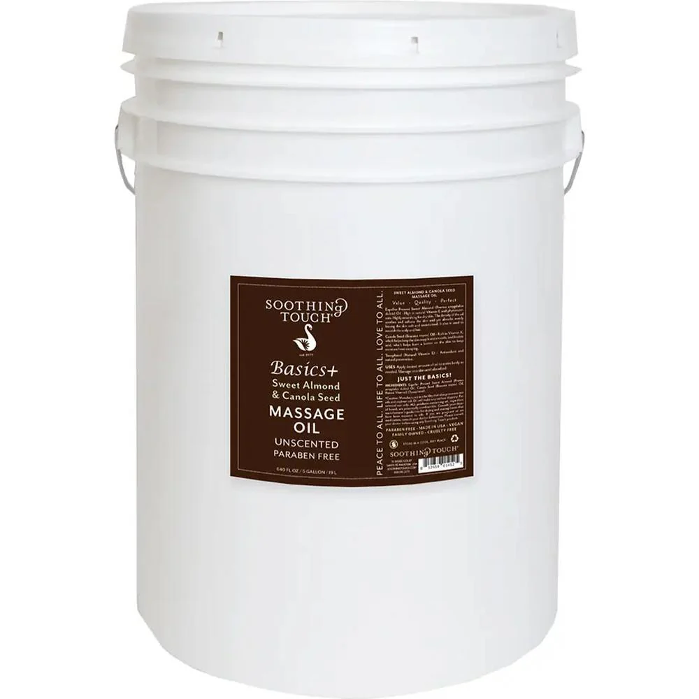 Almond & Canola Basics+ Massage Oil / 5 Gallons by Soothing Touch