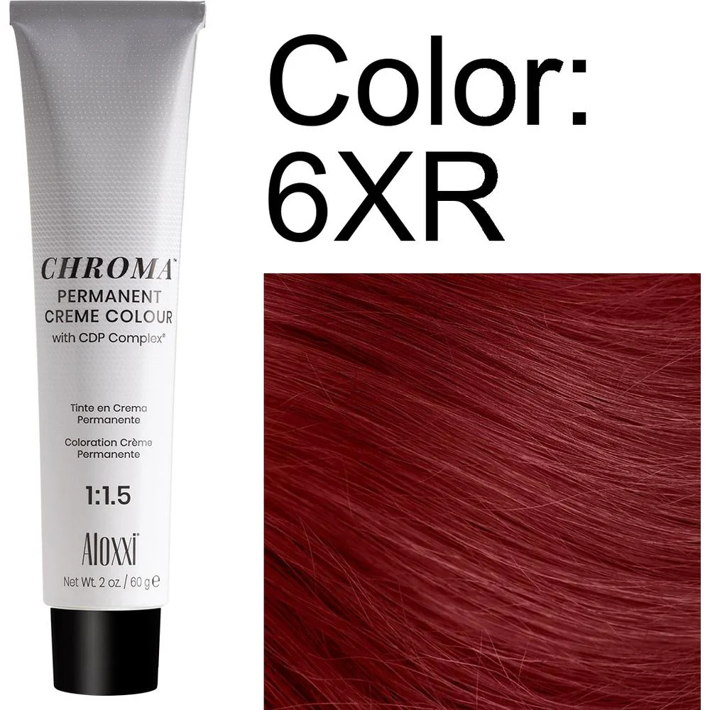 Aloxxi Chroma 6XR Permanent Creme Colour / 2 oz.