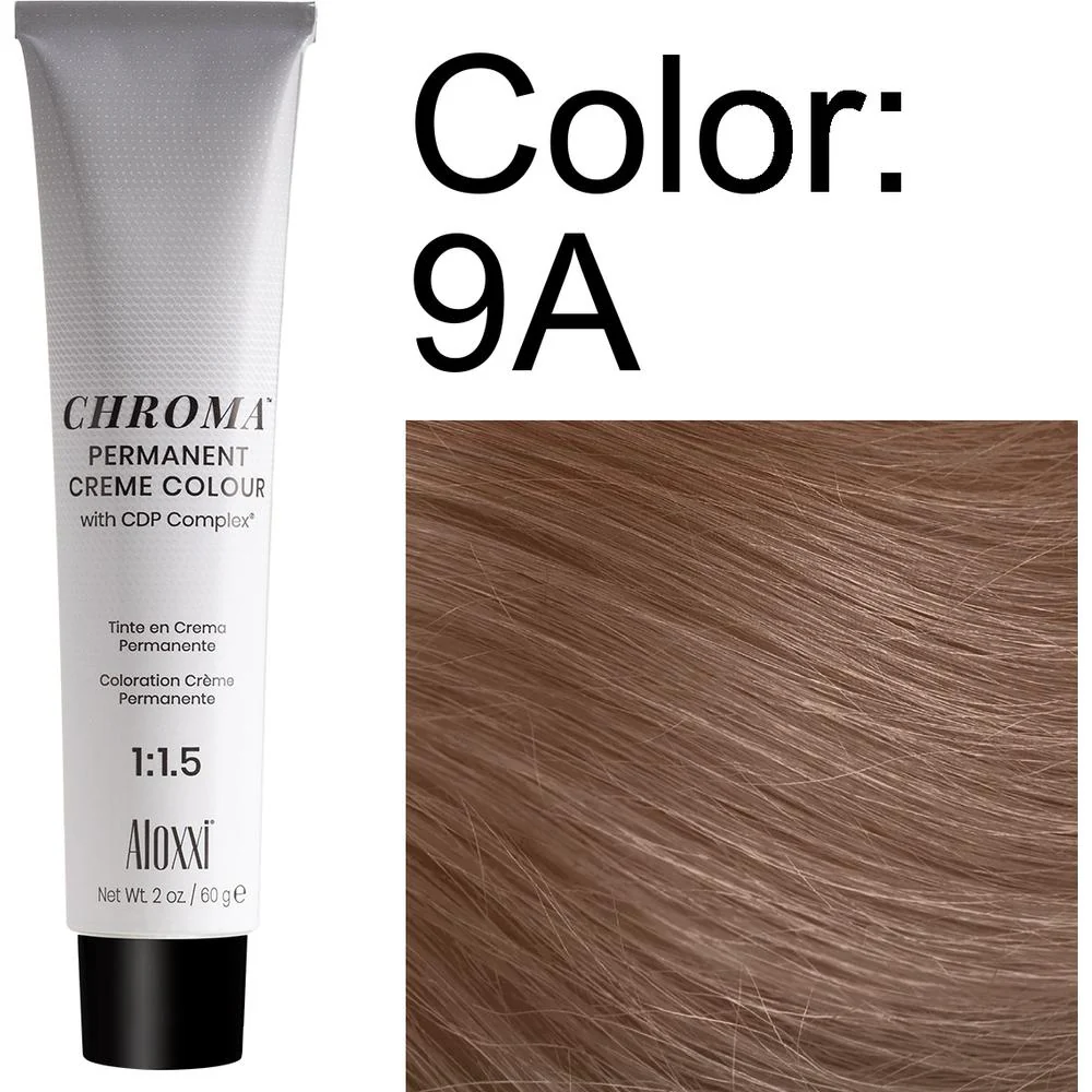 Aloxxi Chroma 9A Permanent Creme Colour / 2 oz.
