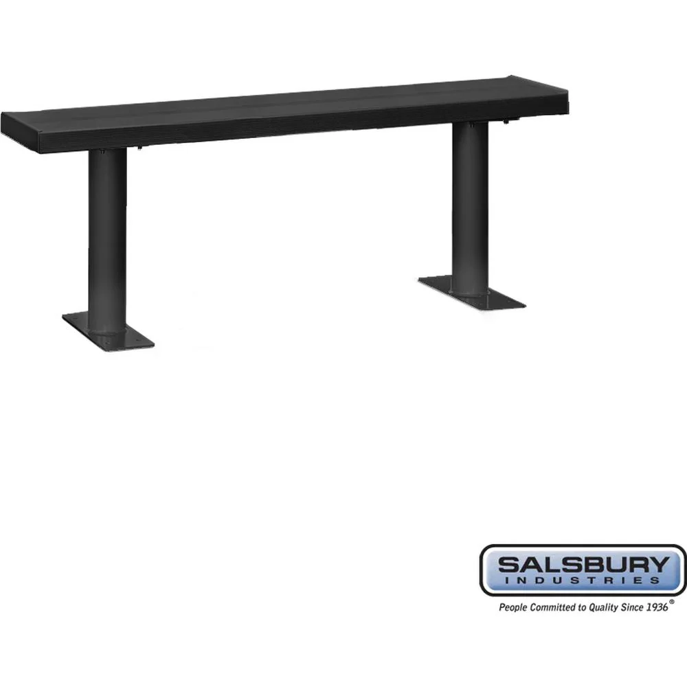 Aluminum Locker Bench - 60" Wide - 10" Deep by Salsbury