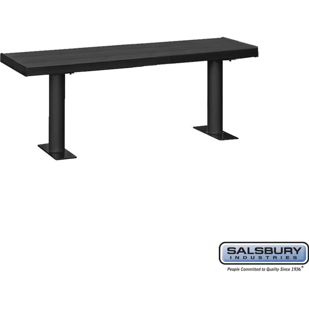 Aluminum Locker Bench - 60" Wide - 14" Deep by Salsbury