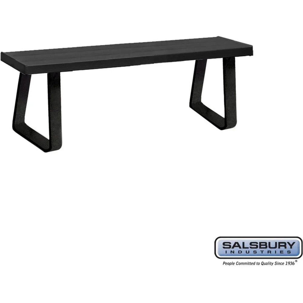 Aluminum Locker Bench - 60" Wide - 14" Deep by Salsbury - Image 3