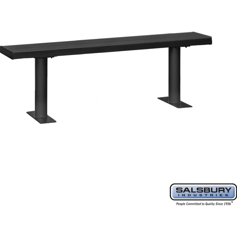 Aluminum Locker Bench - 72" Wide - 10" Deep by Salsbury