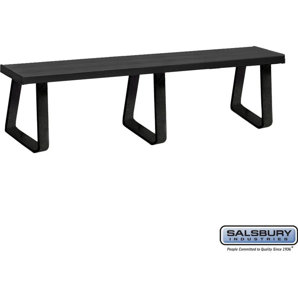 Aluminum Locker Bench - 84" Wide - 14" Deep by Salsbury - Image 3