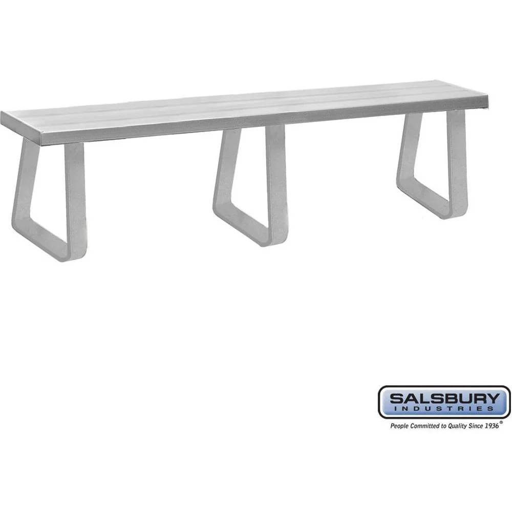 Aluminum Locker Bench - 84" Wide - 14" Deep by Salsbury - Image 5