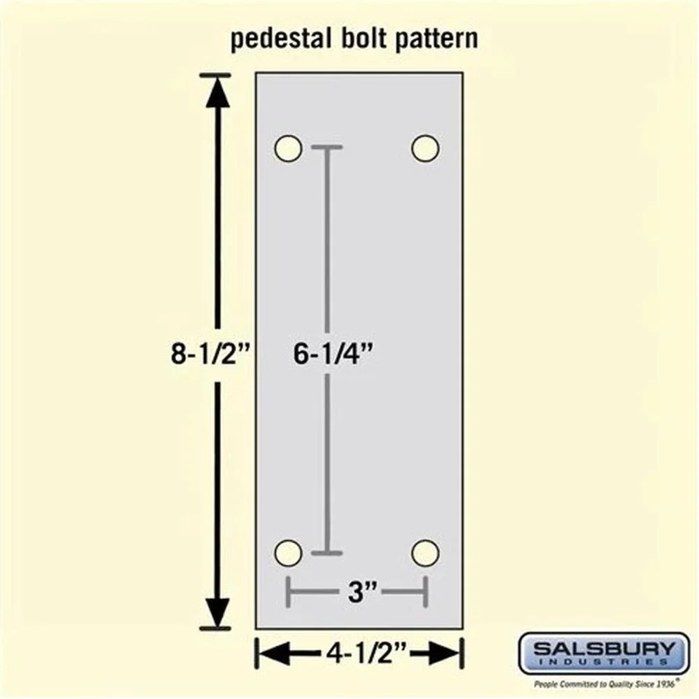 Aluminum Locker Bench - 96" Wide - 10" Deep by Salsbury - Image 2