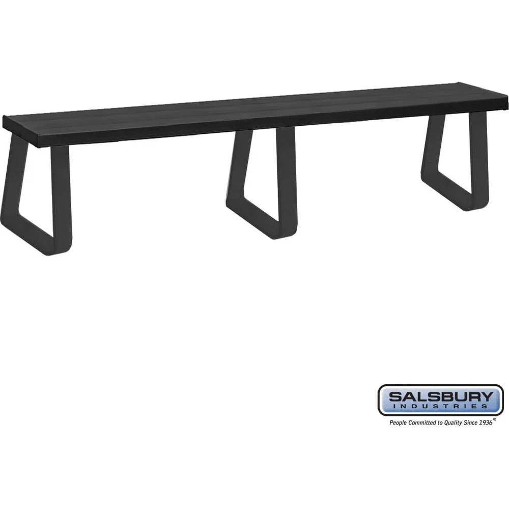 Aluminum Locker Bench - 96" Wide - 14" Deep by Salsbury - Image 3