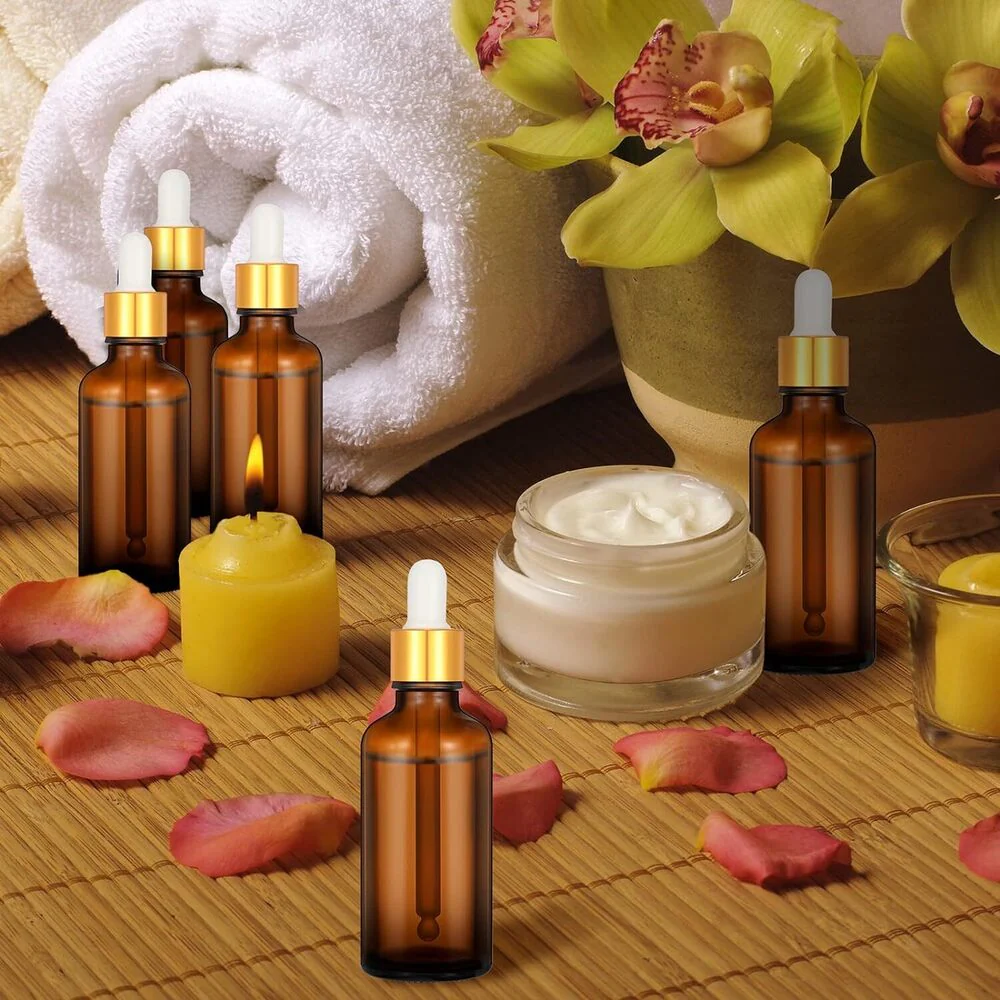 Amber 2 oz. Glass Dropper Bottles for Spa & Salon / Case of 50 - Image 4
