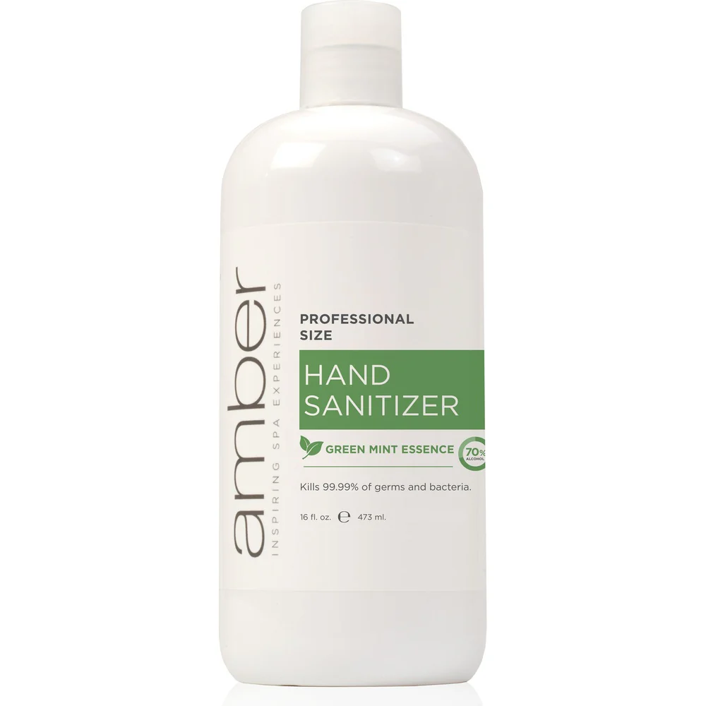 Amber Professional Green Mint Hand Sanitizer / 16 oz. by Amber Products