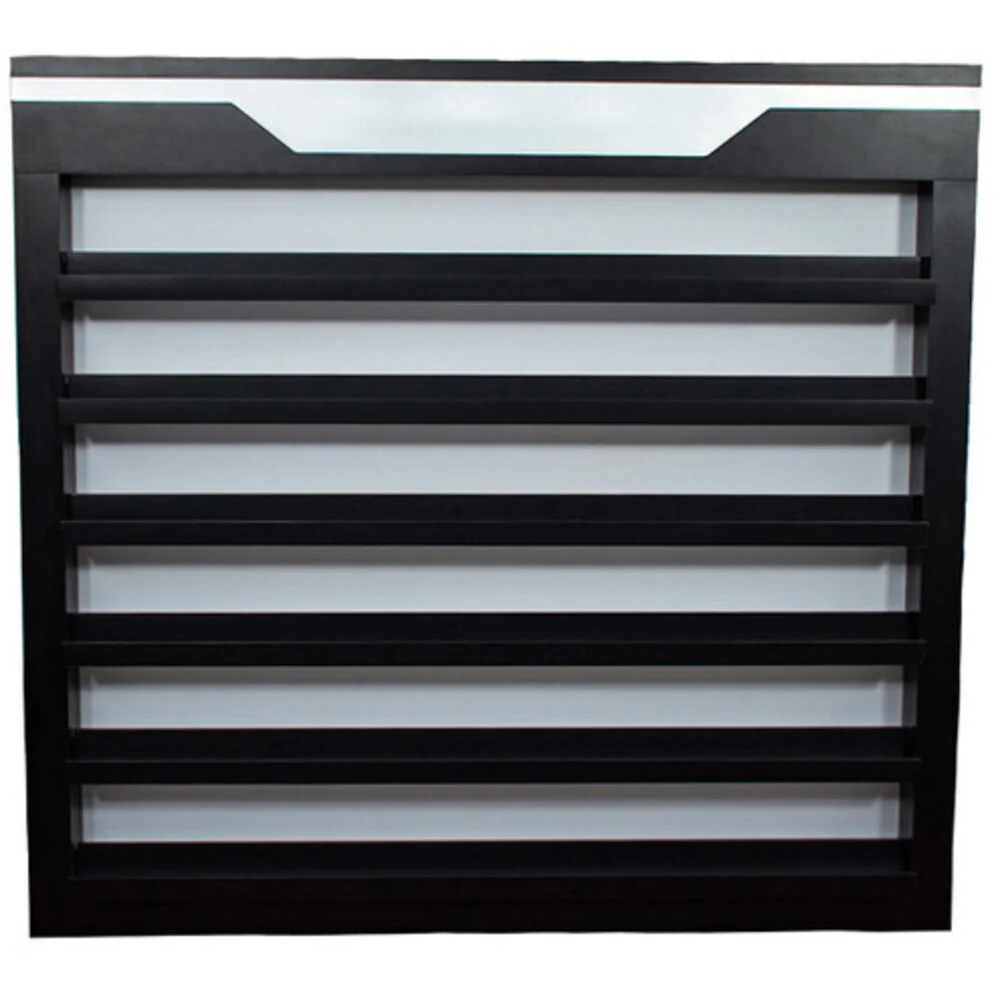 Aminah Wall-Mounted Nail Polish Display / Black with Silver Accents / Display Up To 360 Nail Polish Colors by HANS Equipment - Image 3