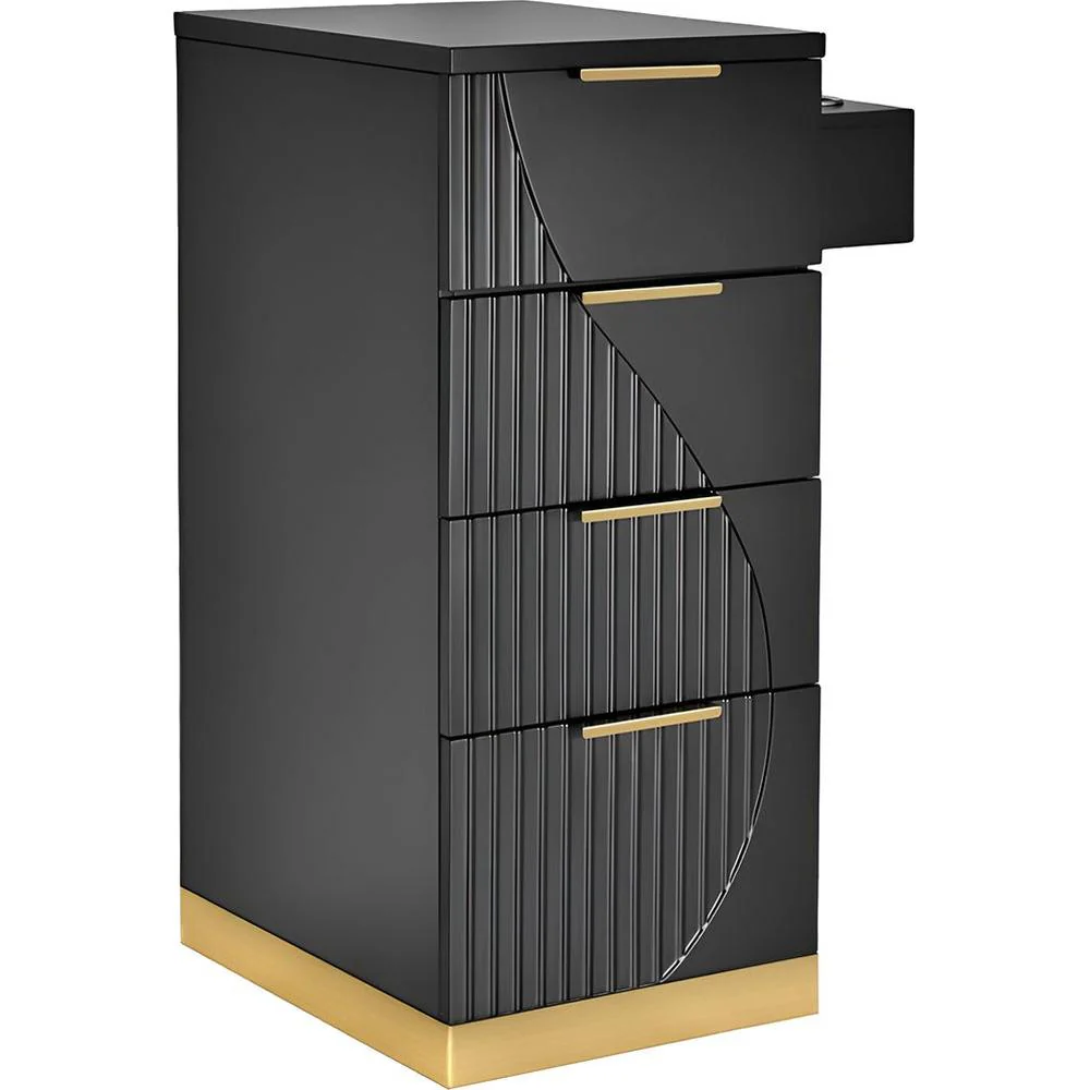 Anais Styling Station Side Cabinet / White by Deco Salon Furniture - Image 2