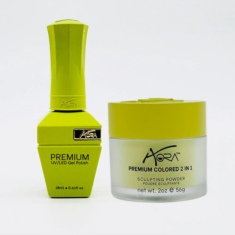 Aora 2-in-1 Set: Gel Polish 0.6 oz. + Dip/Acrylic Powder 2 oz. -#39 - Amphibian
