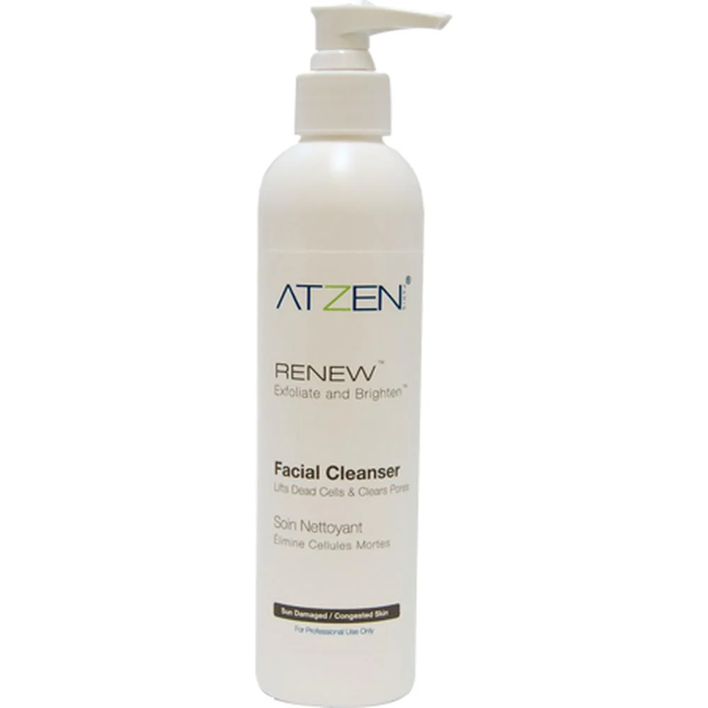ATZEN® RENEW™ - Exfoliate and Brighten™ - Facial Cleanser / 8 oz Professional Back Bar