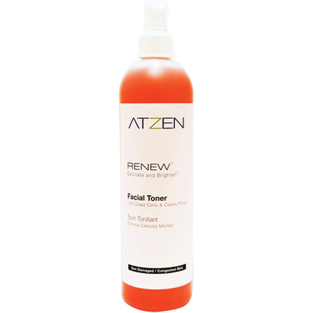 ATZEN® RENEW™ - Exfoliate and Brighten™ - Facial Toner / 16 oz Professional Back Bar