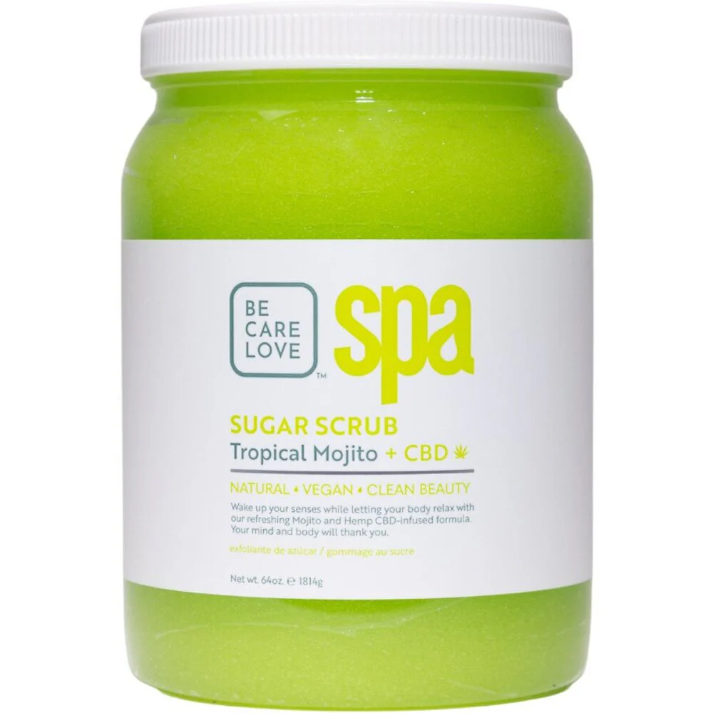 BCL Spa Pedicure Sugar Scrub - Tropical Mojito + Mint Sugar / 64 oz.