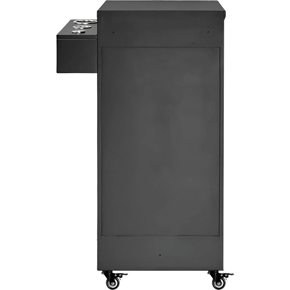 Belle Salon Trolley / 4 Storage Drawers Plus Tool Holder on Wheels for Salon Versatility / Black by Deco Salon Furniture - Image 4