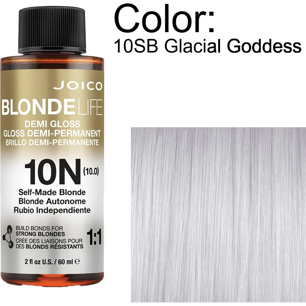 Blonde Life Demi Gloss - 10SB Glacial Goddess / 2 oz. by Joico