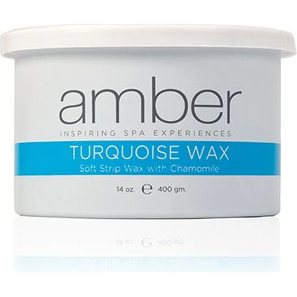 BULK - Turquoise Wax / Case of (12) 14 oz. Cans by Amber Products