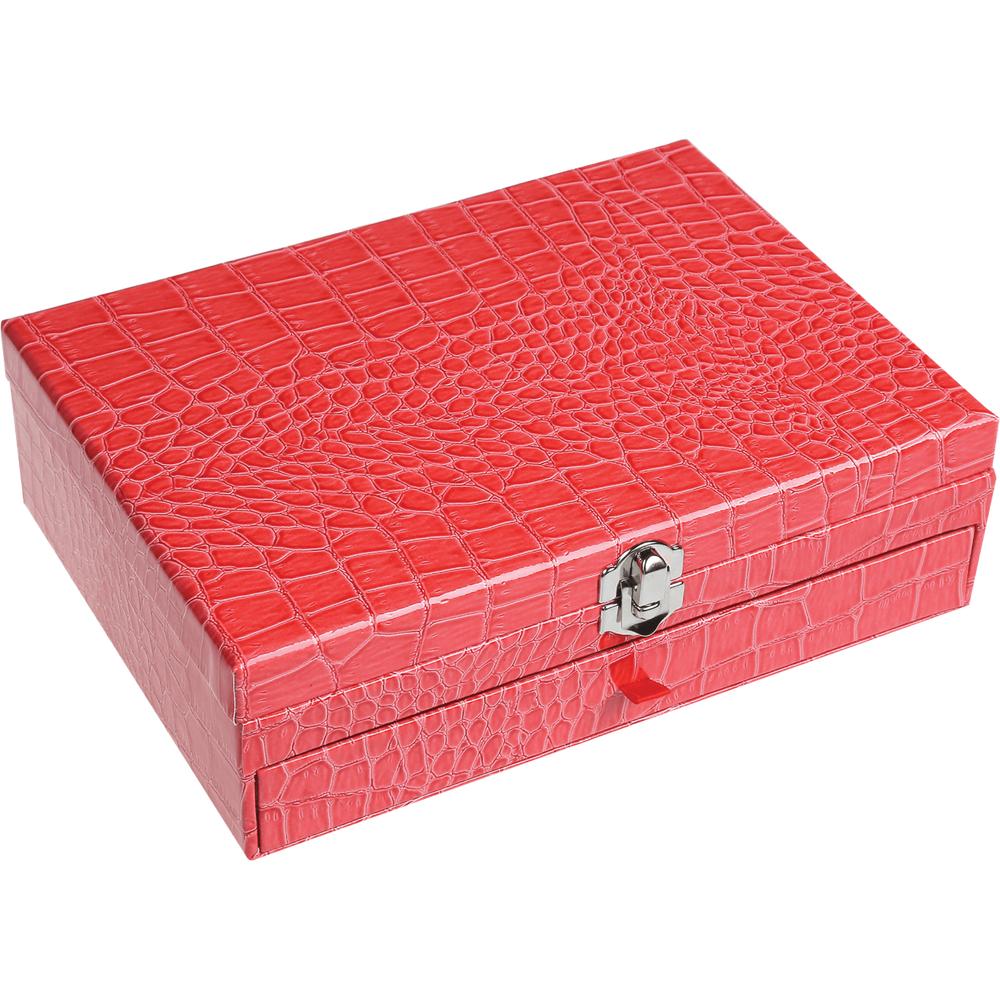 Cameo - Jewel Box - Assortment of Makeup and Brushes for The Face, Cheeks, Lips and Eyes in a Reusable Snake-Print Box - Image 2